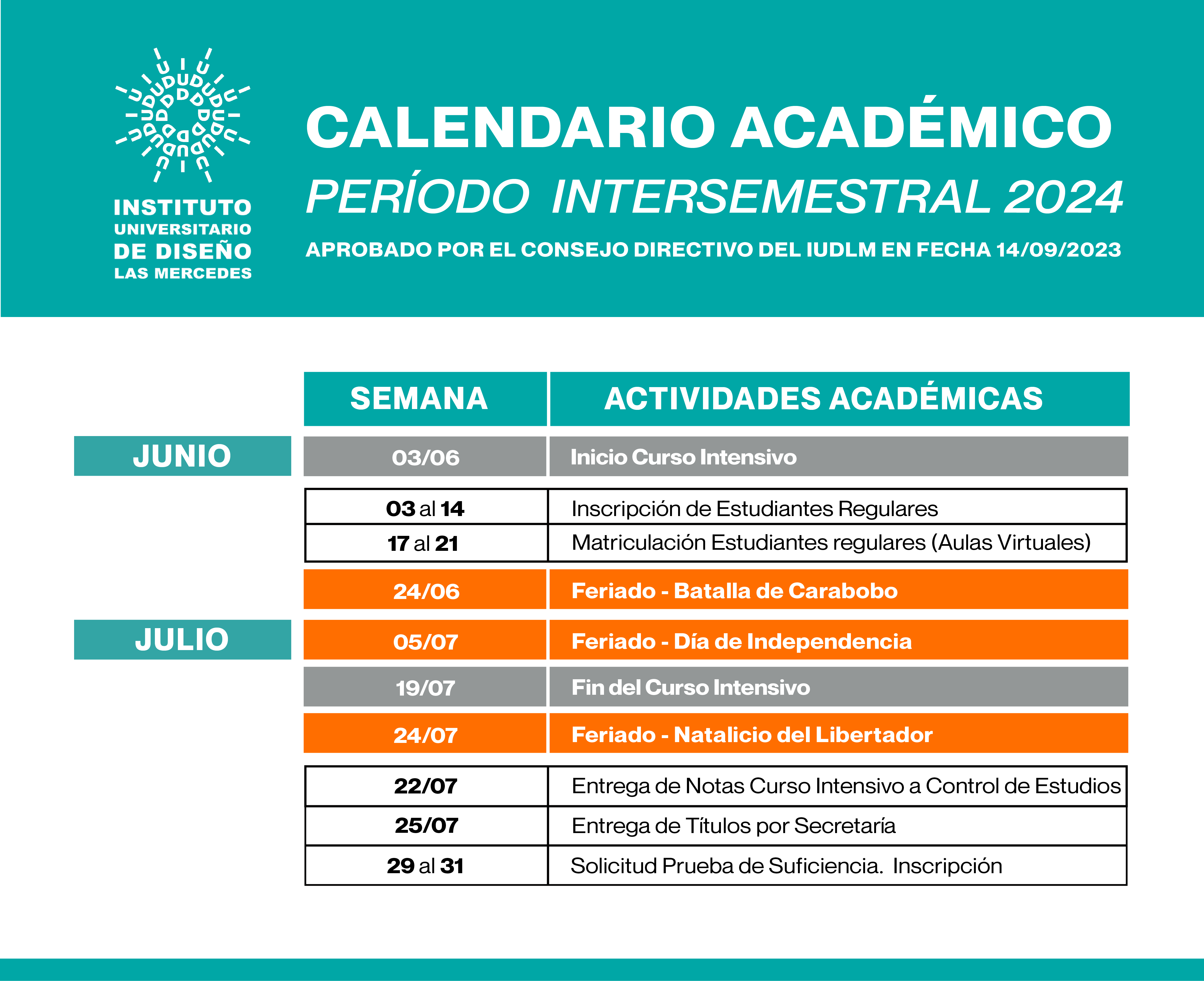 Calendario academico 2024-01
